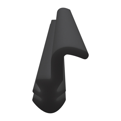 3D Modell der Lippendichtung LP530 in schwarz für Fenster.