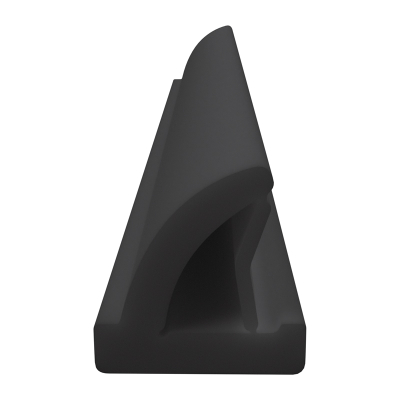 3D Modell der Lippendichtung LP536 in schwarz für Fenster.