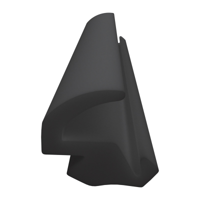 3D Modell der Lippendichtung LP546 in schwarz für Fenster.