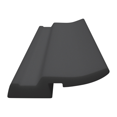 3D Modell der Lippendichtung LP553 in schwarz für Fenster.