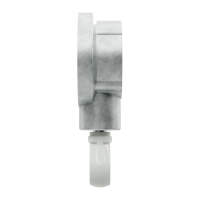 Geiger Markisengetriebe MKG 171 | 3:1 | blank | 13 mm Innenvierkant | Kunststofföse | mit Endanschlag
