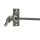 Geiger Gelenklager 45°- G019 | Grundplatte 22 x 52 mm | Kurbelzapfen 9,9 mm | 6 mm Vierkant - Länge 300 mm