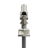 Geiger Gelenklager 45°- G020 | Grundplatte 22 x 52 mm | Kurbelzapfen 11,9 mm | 7 mm Sechskant - Länge 300 mm