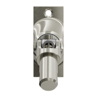 Geiger Gelenklager 45°- G021 | Grundplatte 22 x 52 mm | Kurbelzapfen 11,9 mm | 8 mm Vierkant - Länge 300 mm