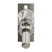 Geiger Gelenklager 45°- G022 | Grundplatte 22 x 52 mm | Kurbelzapfen 9,9 mm | 8 mm Vierkant - Länge 300 mm