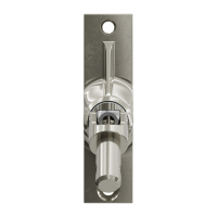 Geiger Gelenklager 45°- G024 | Grundplatte 22 x 85 mm | Kurbelzapfen 9,9 mm | 8 mm Vierkant - Länge 300 mm