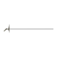 Geiger Gelenklager 45°- G065 | Grundplatte 22 x 85 mm | Kurbelzapfen 11,9 mm | 6 mm Sechskant - Länge 500 mm