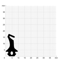 Zeichnung des Dichtungsprofils der Mitteldichtung MI315...